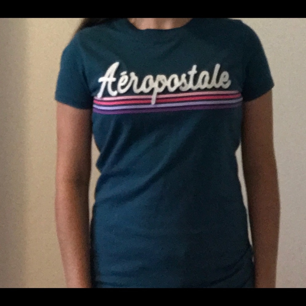 Blue Aeropostale shirt